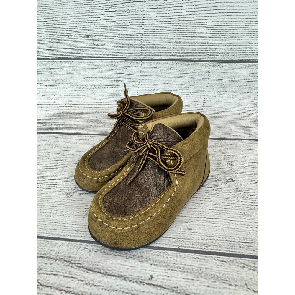 Twister Toddler Boys Brown Western Chukka Boots Size 7